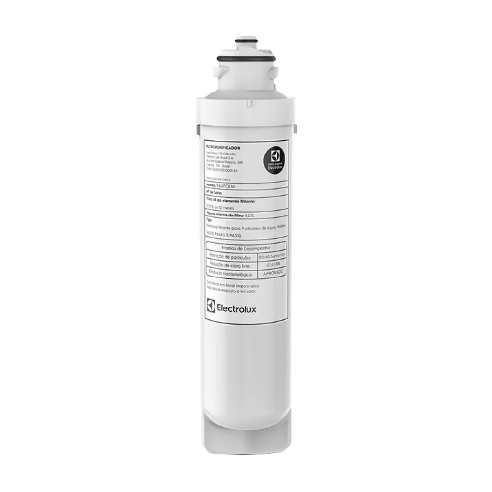 Kit Lâmpada UV para Purificador PA30G e PA31G + Filtro/Refil Original para Purificador de Água PA21G / PA26G / PA31G – Electrolux
