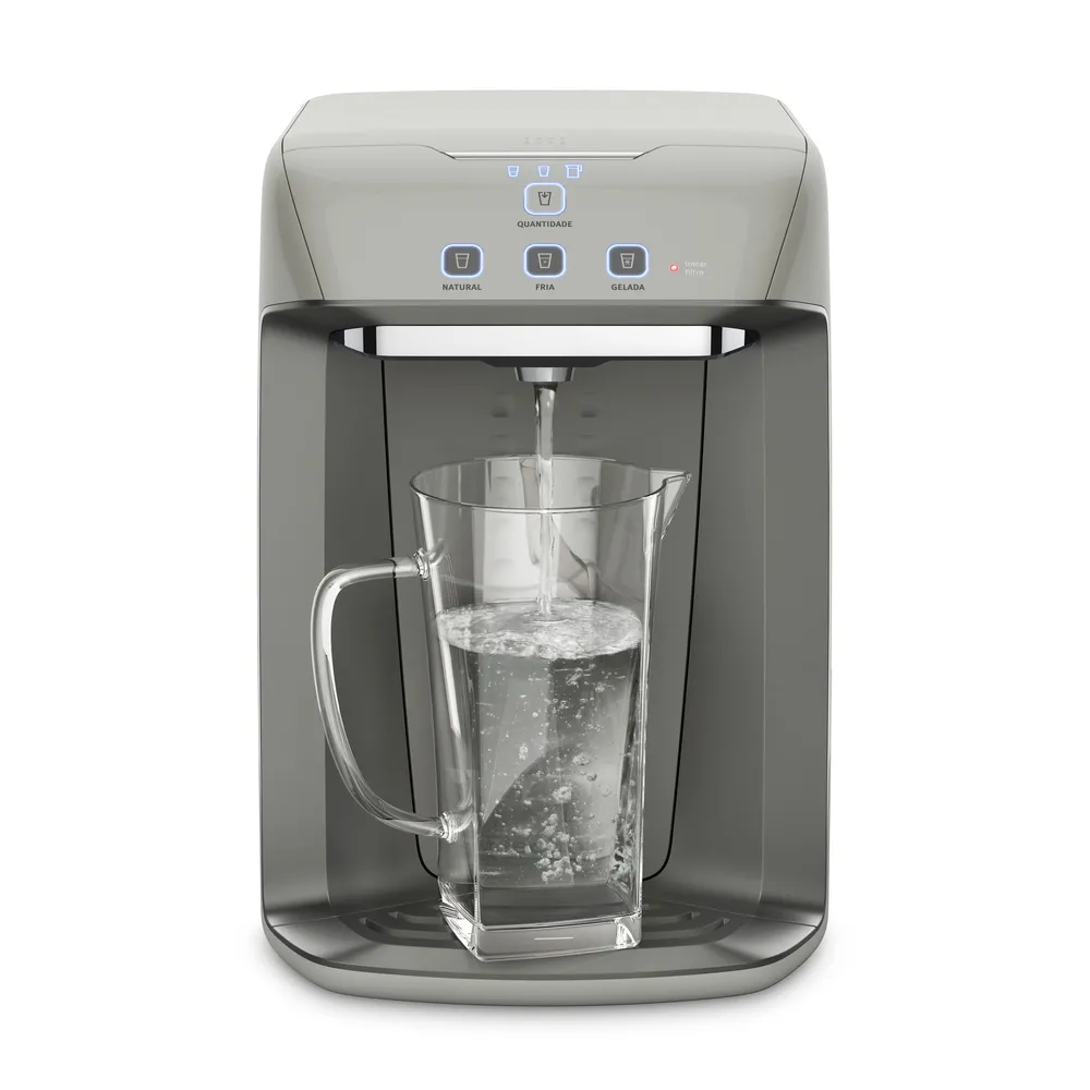 Purificador Electrolux Eletrônico c/ Painel Digital Blue Touch Bivolt Cinza (PA26G)