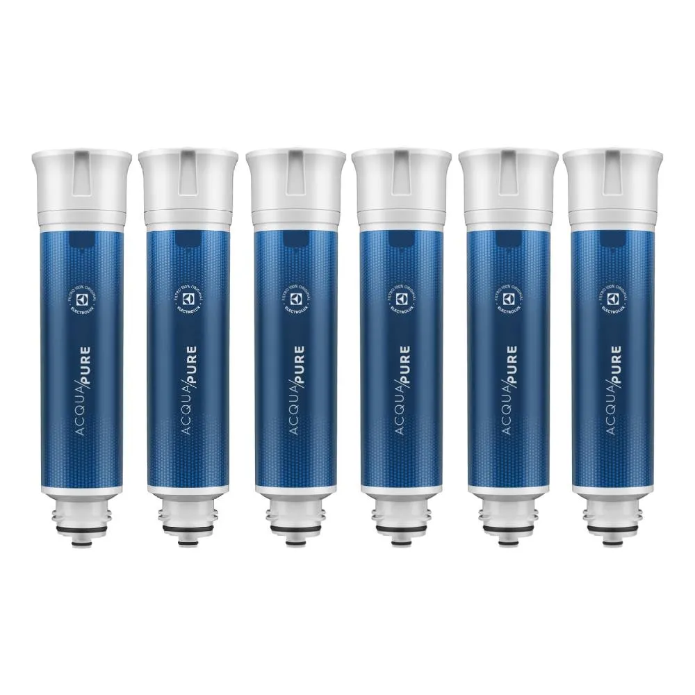 Kit 6 Filtros/Refis Original de Água Acqua Pure para Purificador Electrolux PC01B, PC01X, PE15B, PE15X e PE15P
