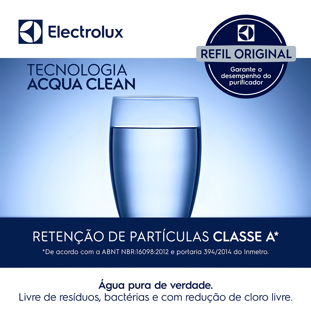 Kit Filtro/Refil Original para Purificador de Água Electrolux PA21G / PA26G / PA31G (6 unidades)