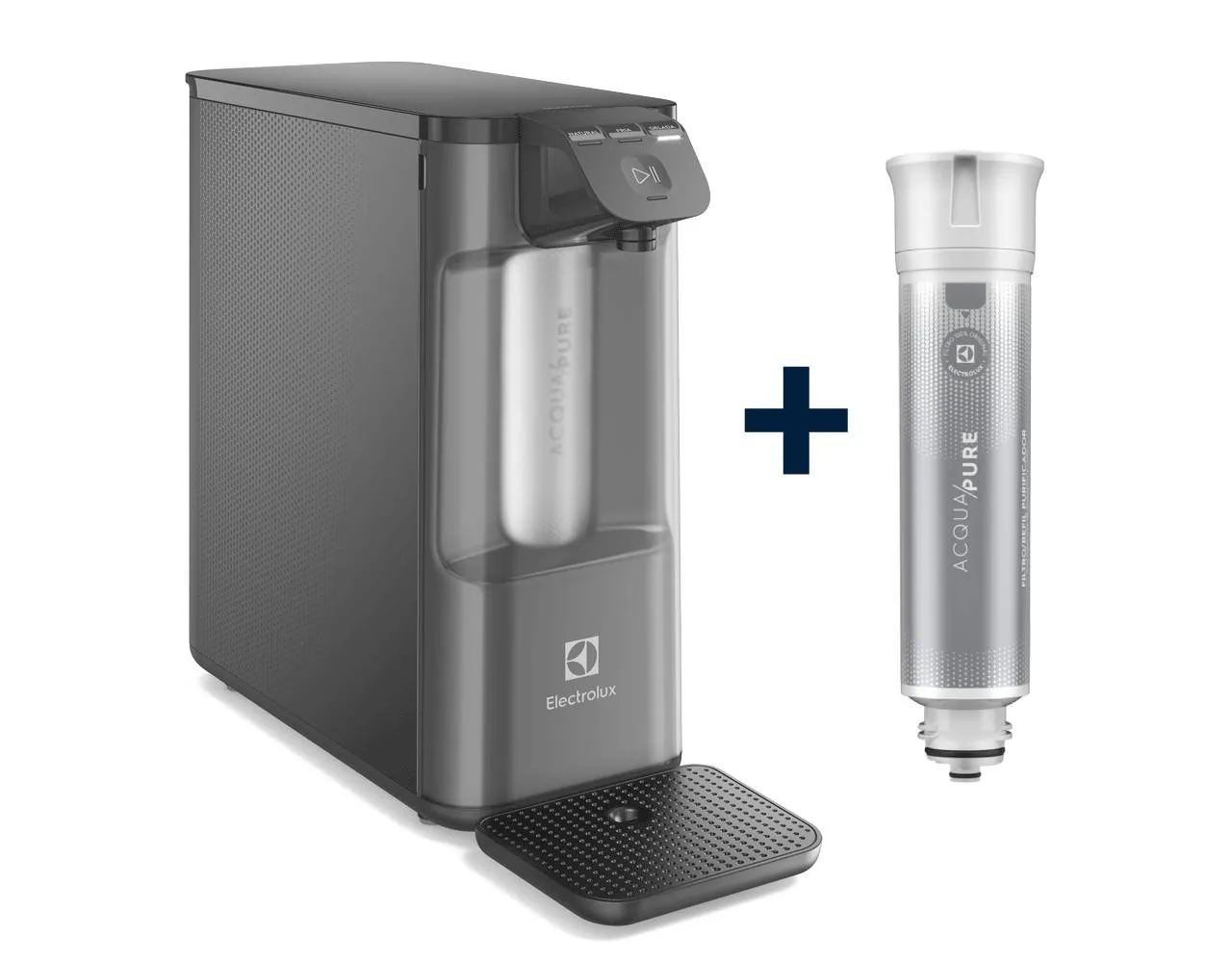 Purificador de água Pure 4x Electrolux (PE12G) + Filtro/Refil de Água Acqua Pure