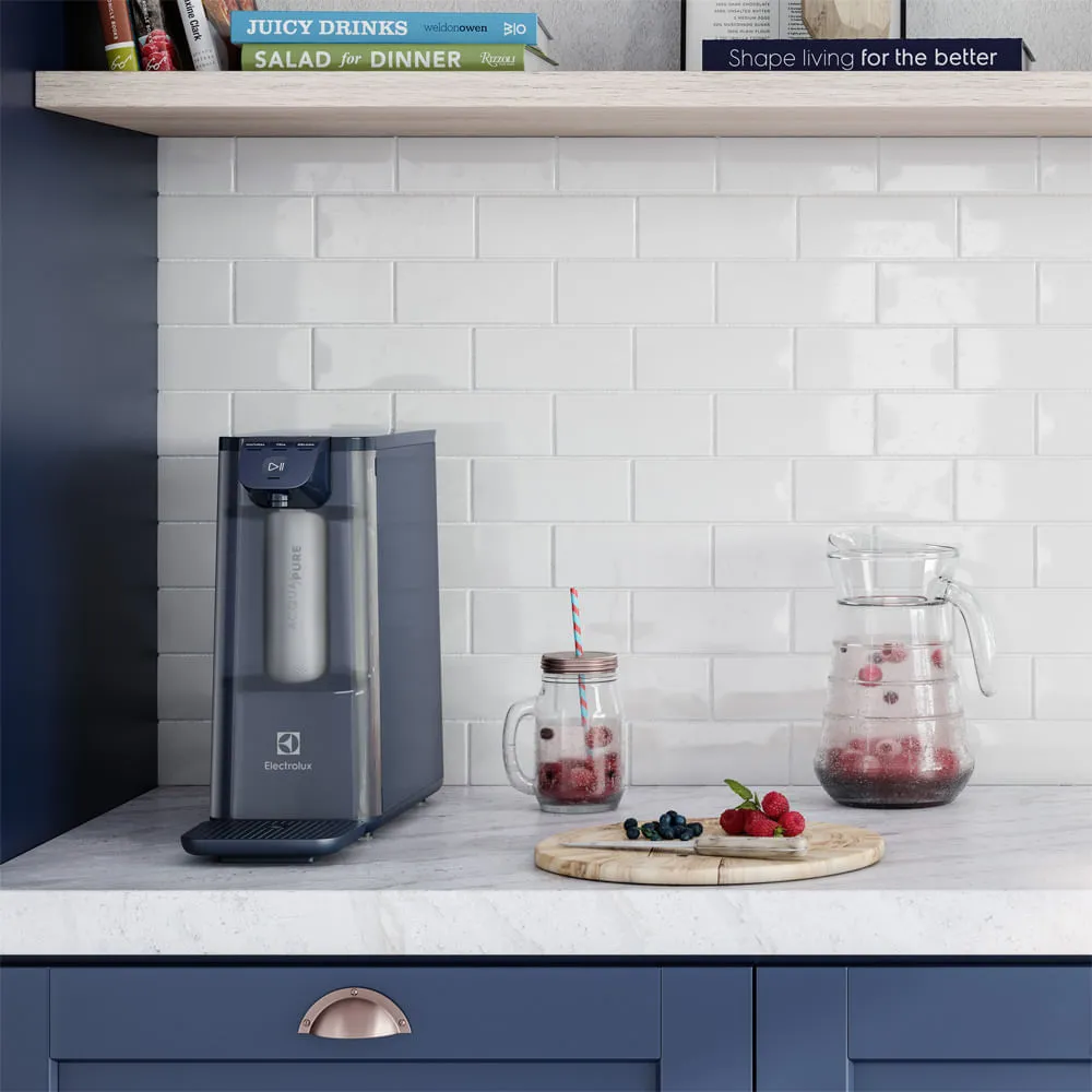 Purificador Electrolux Eletrônico Compacto Experience Pure 4x Digital Azul (PE12A)