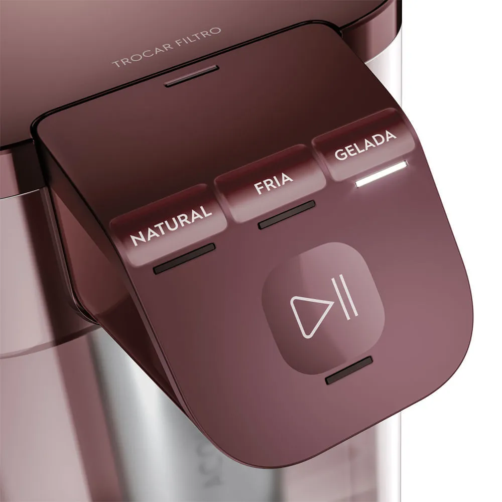 Purificador Electrolux Eletrônico Compacto Experience Pure 4x Digital Vermelho (PE12V)