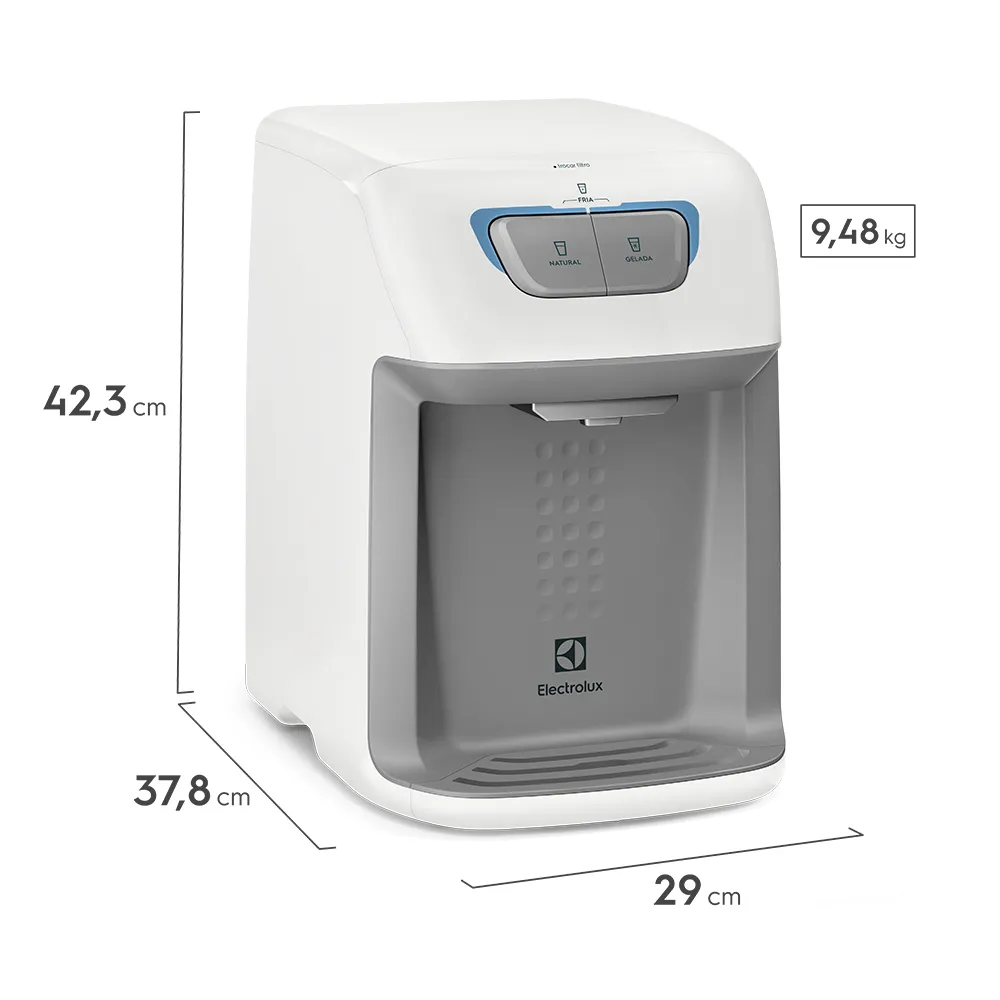 Purificador Electrolux com Compressor e Painel Mecânico Branco (PC41B)