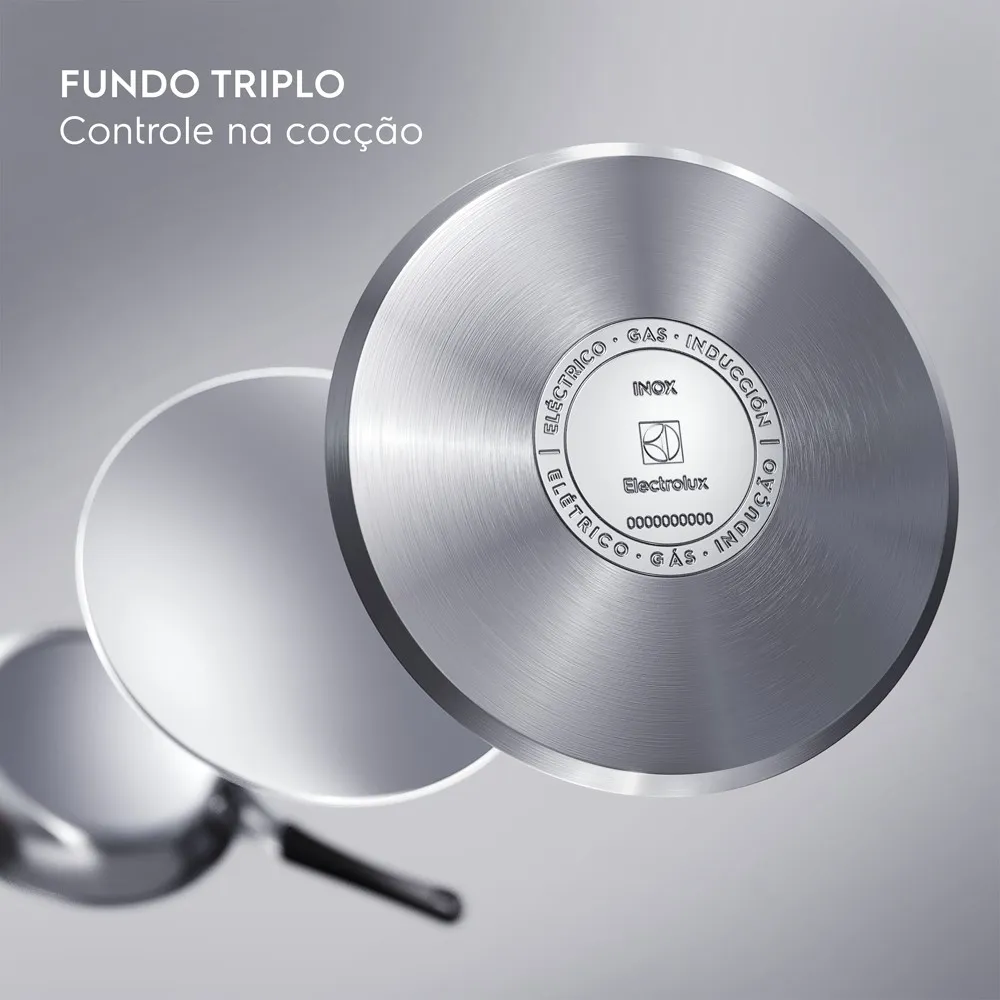 Panela Wok Antiaderente Electrolux Design 28 cm