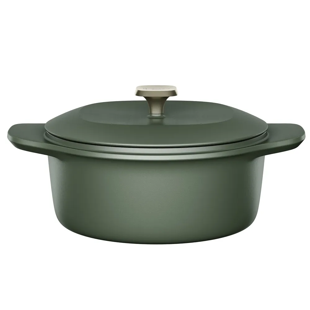 Panela de Ferro Fundido Esmaltado Caçarola Electrolux 24cm verde Linha 100 Anos Celebre Encontros