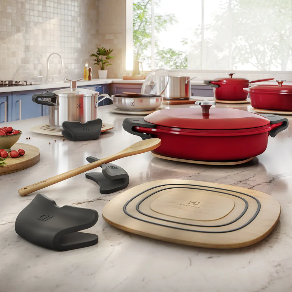 Pegadores de Silicone para Panelas Electrolux 2 Unidades Grafite