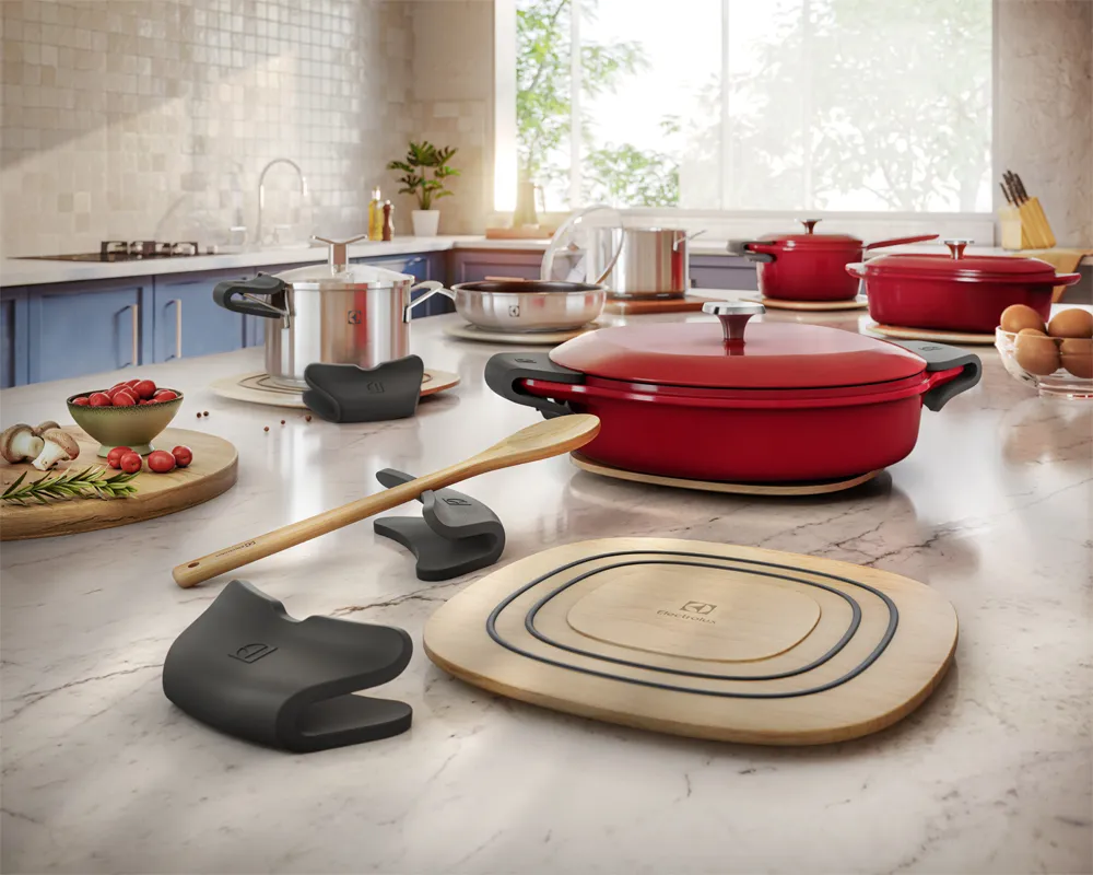 Pegadores de Silicone para Panelas Electrolux 2 Unidades Grafite
