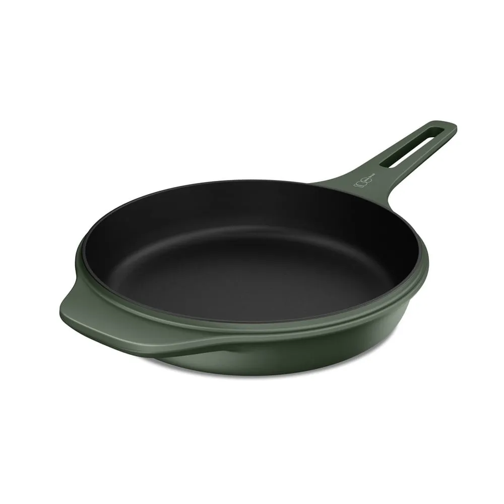 Frigideira de Ferro Fundido Esmaltado Electrolux 26cm verde Linha 100 Anos Celebre Preparos