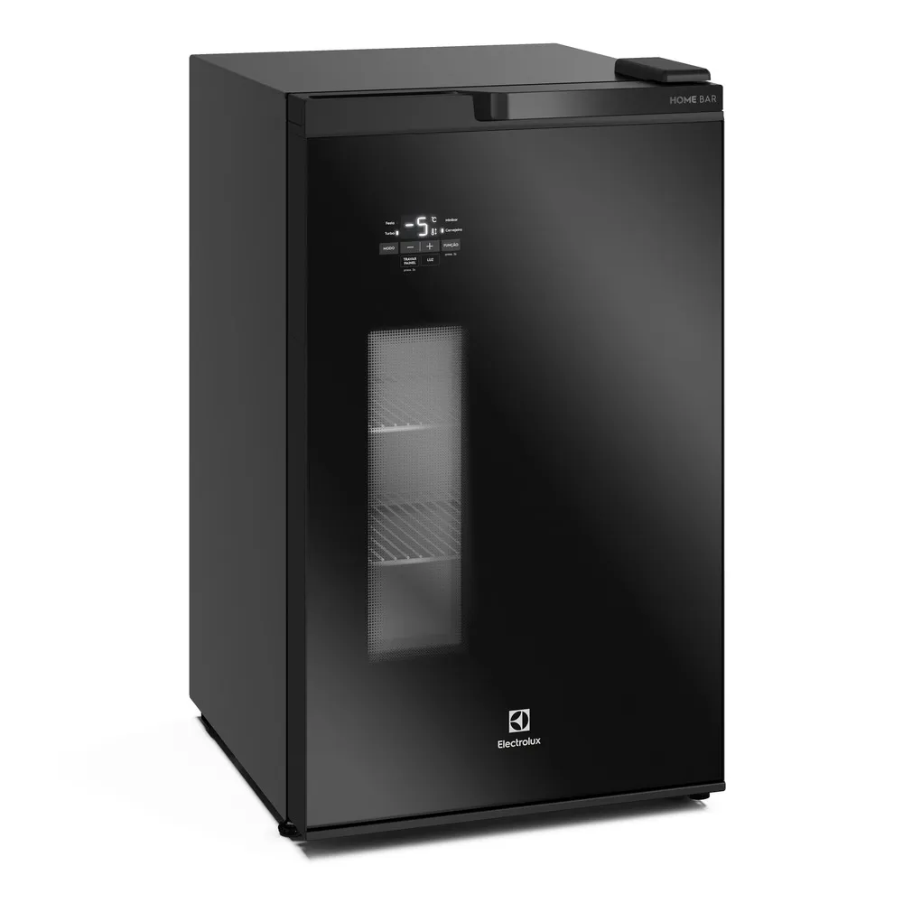 Cervejeira Home Bar Electrolux Frost Free 100L Porta de Vidro Preta (EB100)
