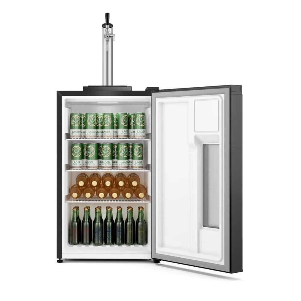 Cervejeira Home Bar Electrolux Frost Free 100L com Torre de Chopp e Porta de Vidro Preta (EB10C)