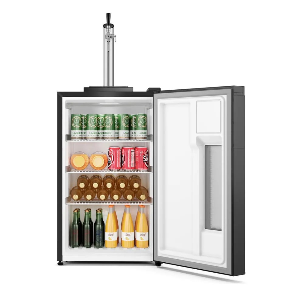 Cervejeira Home Bar Electrolux Frost Free 100L com Torre de Chopp e Porta de Vidro Preta (EB10C)