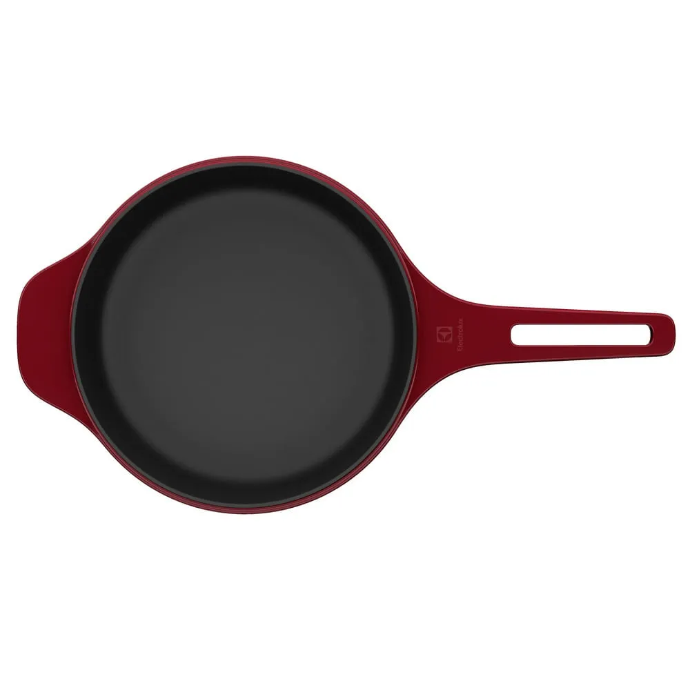 Frigideira de Ferro Fundido Esmaltado Electrolux Expert 26cm Vermelha
