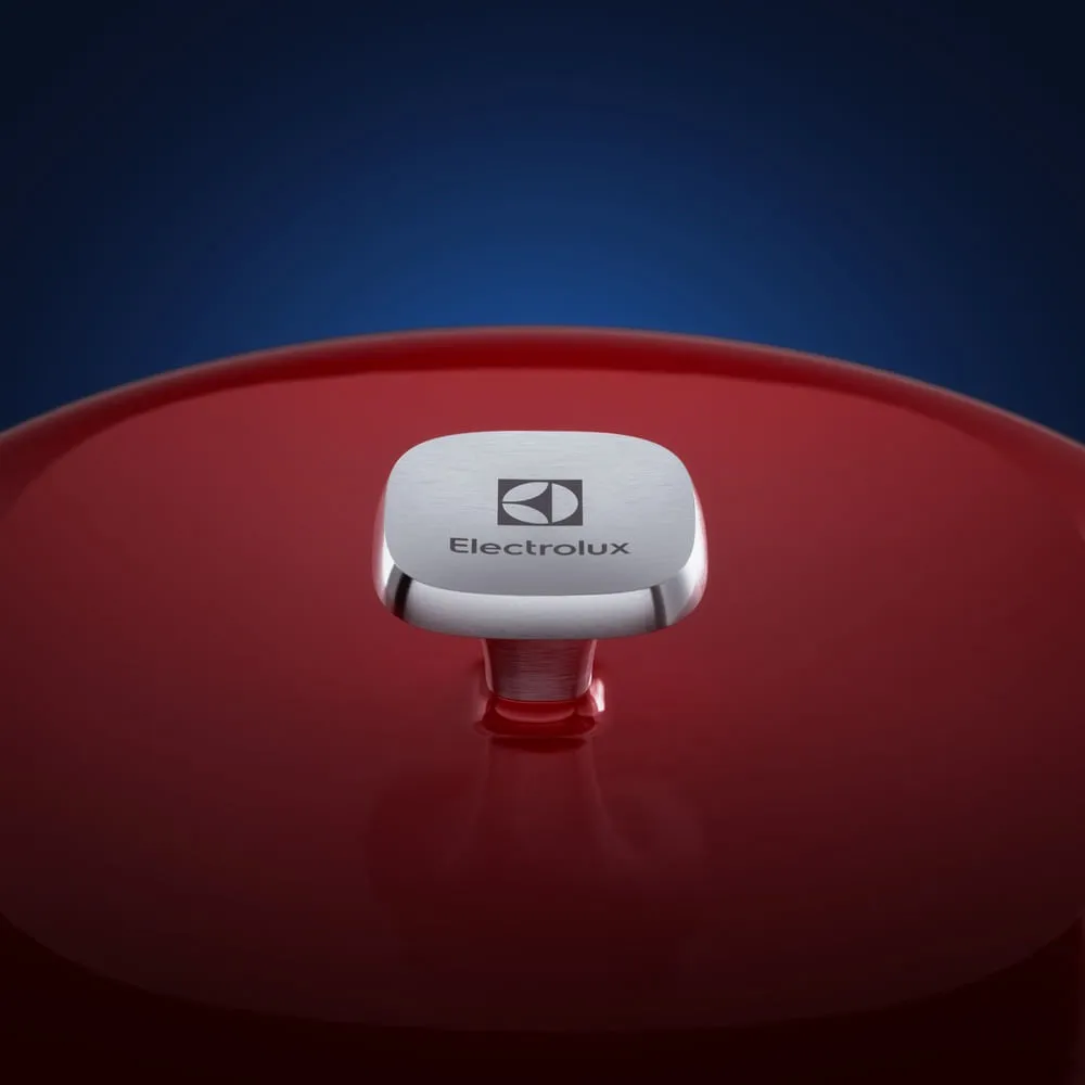 Panela de Ferro Fundido Esmaltado Caçarola Electrolux Expert 24cm Vermelha