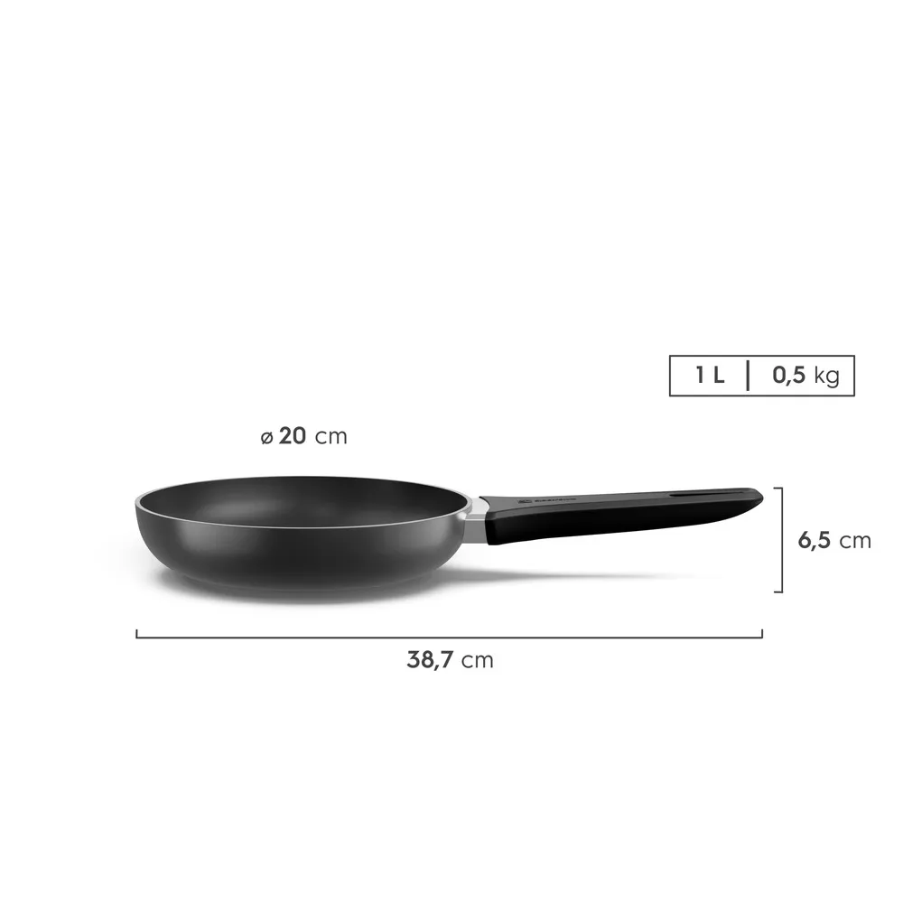 Frigideira de Alumínio Antiaderente Electrolux Efficient 20cm Cinza (ECPA16)
