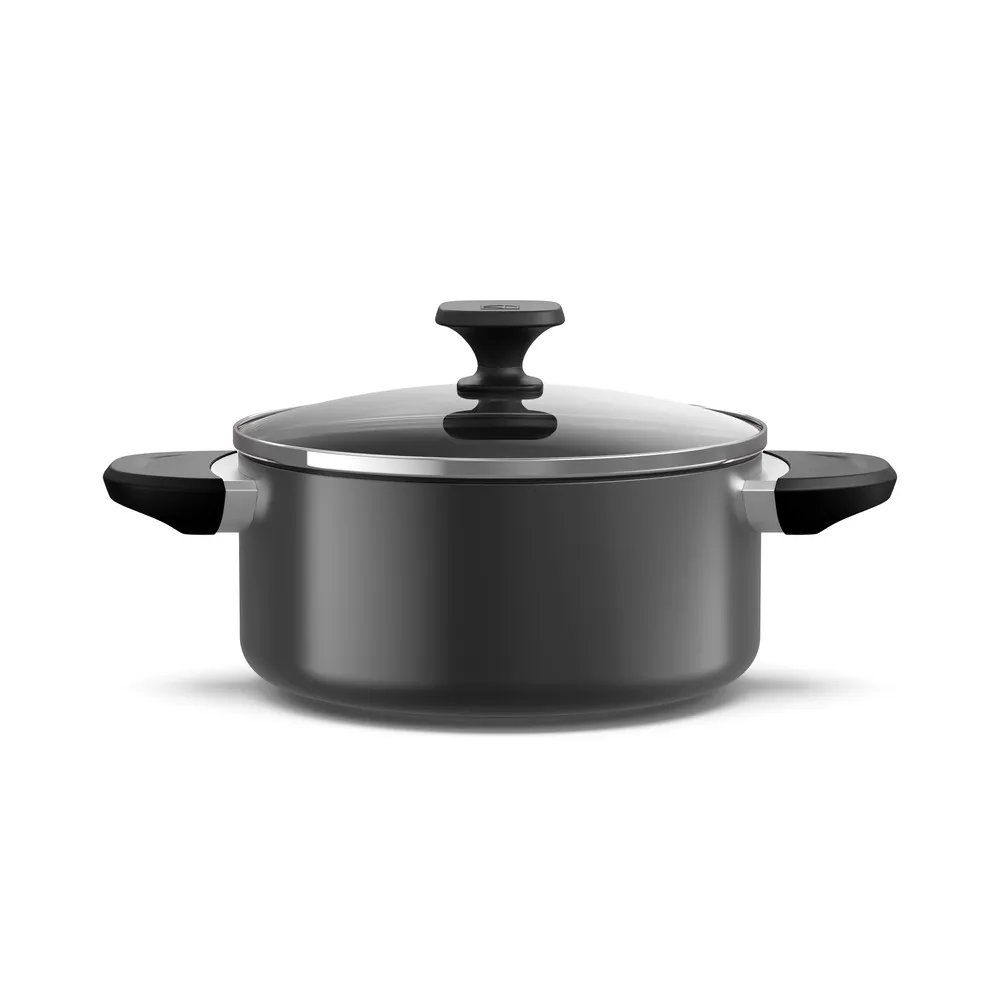 Panela de Alumínio Caçarola Antiaderente Electrolux Efficient 20cm Cinza (ECPA13)
