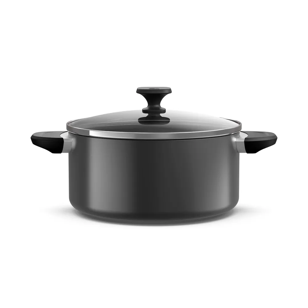 Panela de Alumínio Caçarola Antiaderente Electrolux Efficient 24cm Cinza (ECPA12)