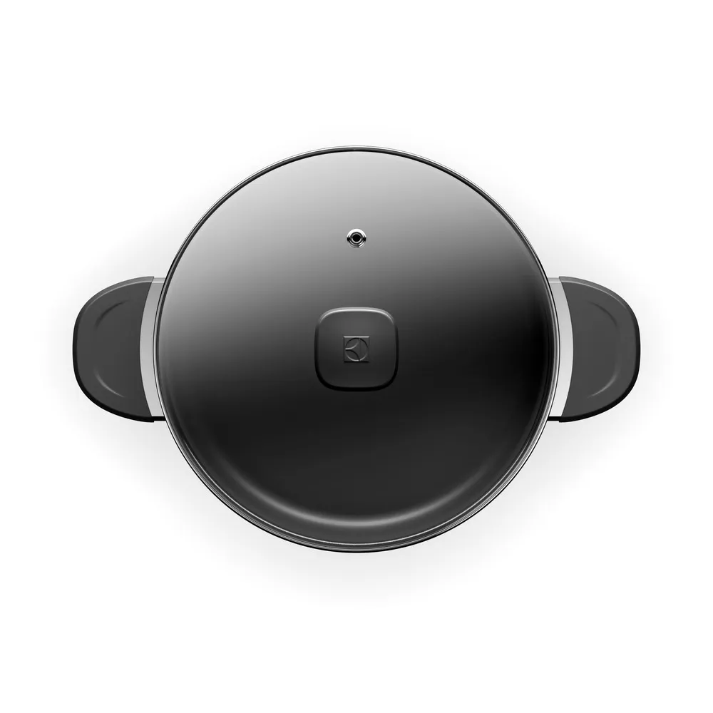 Panela de Alumínio Caçarola Antiaderente Electrolux Efficient 24cm Cinza (ECPA12)