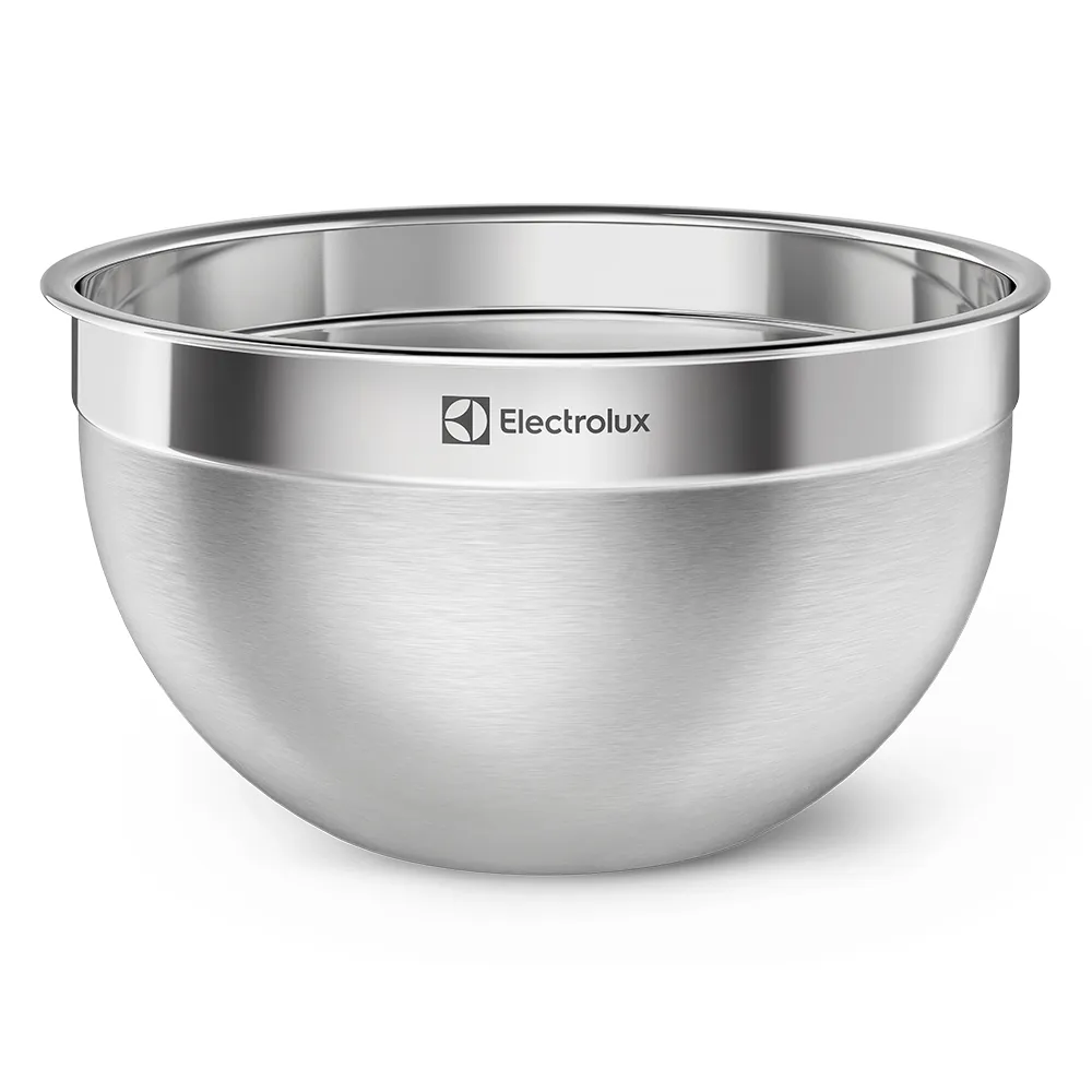 Conjunto Bowls de Inox Electrolux com Tampa Plástica 3 Peças