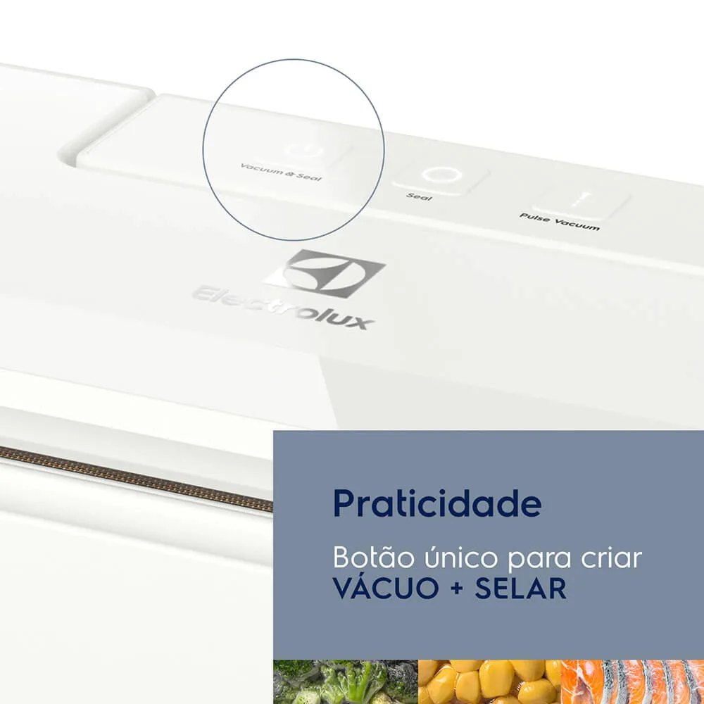 Seladora a Vácuo Electrolux Portátil Branca Silenciosa