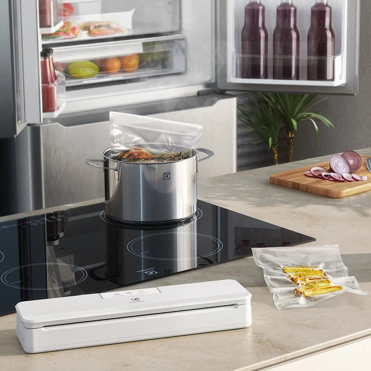 Seladora a Vácuo Electrolux Portátil Branca Silenciosa