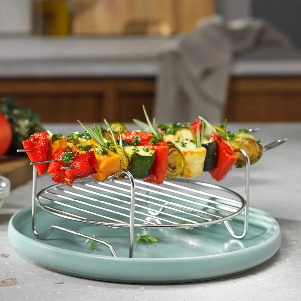 Acessórios para Air Fryer Electrolux Forma, Grelha, 3 Espetos e 1 Fatiador em Espiral