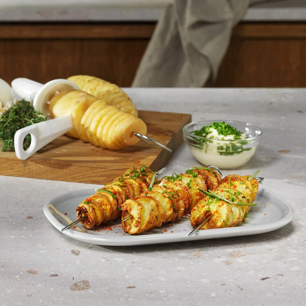 Acessórios para Air Fryer Electrolux Forma, Grelha, 3 Espetos e 1 Fatiador em Espiral