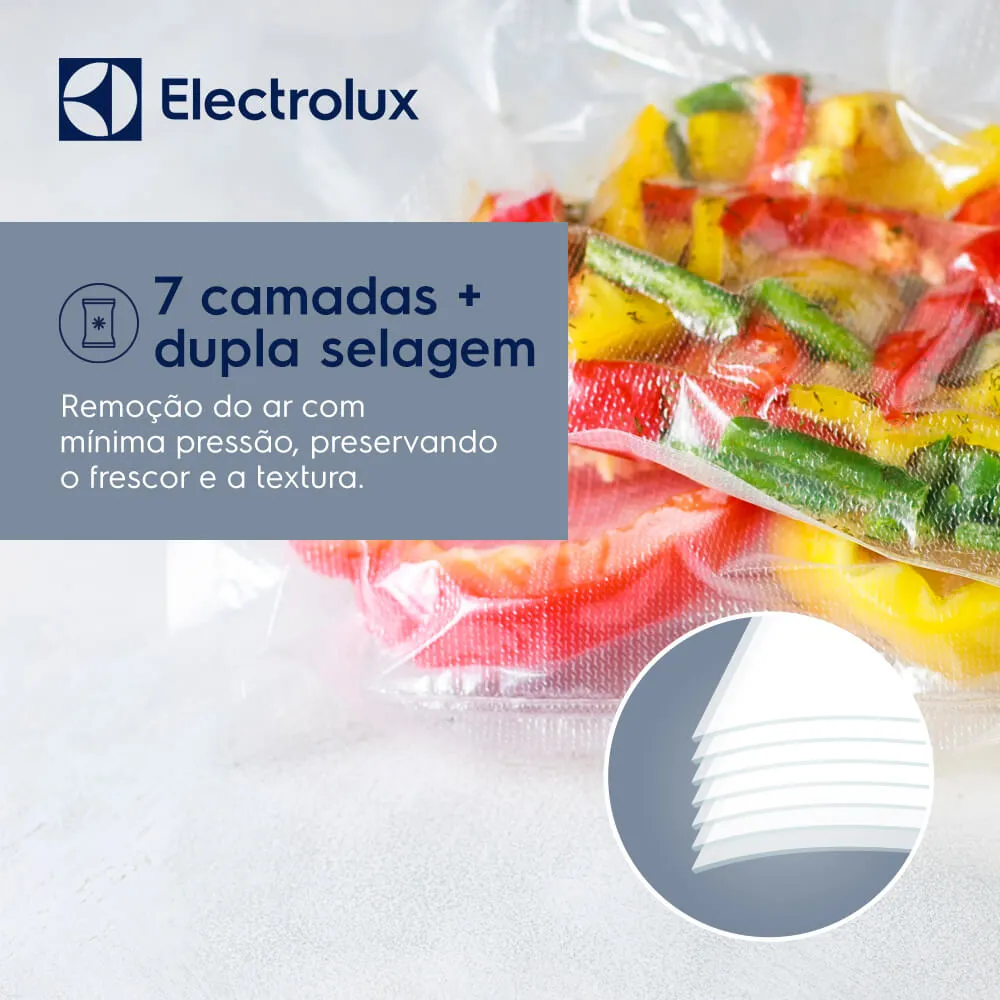 Sacos para Seladora a Vácuo Electrolux 20 Unidades