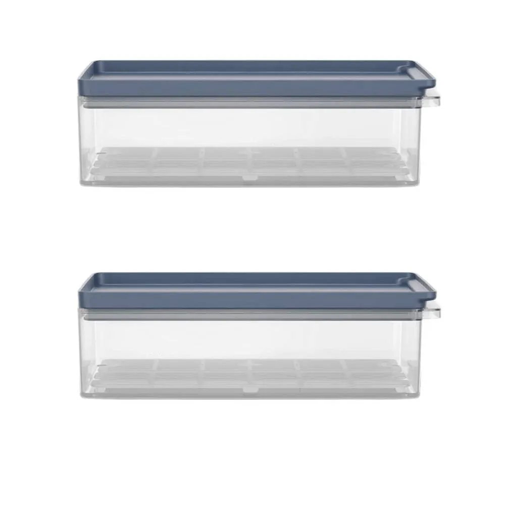 Kit 2 Organizadores de Geladeira Electrolux Experience com Escorredor 5L