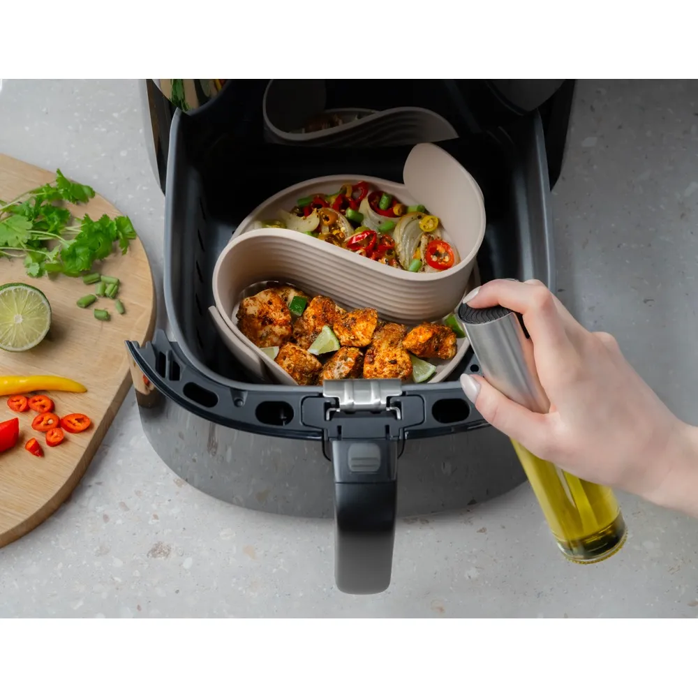 Acessórios Air Fryer Electrolux Separador de alimentos, Bandeja de silicone e Spray borrifador de óleo