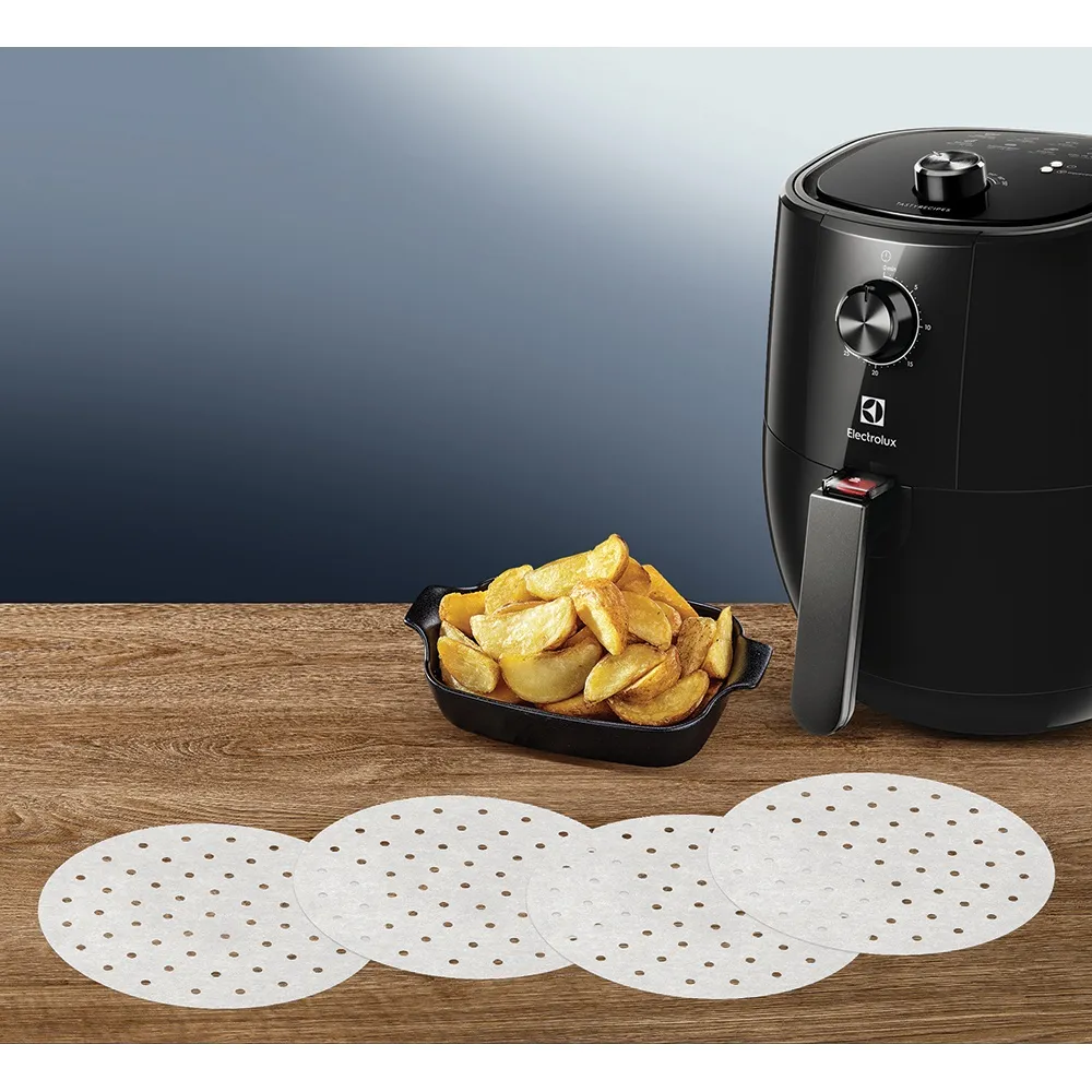 Kit de Acessórios para Air Fryer Electrolux + Protetor Descartável Antiaderente para Air Fryer - 50 unidades (PAELA01)