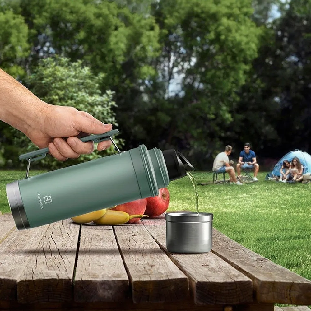 Garrafa Térmica Electrolux 1L Verde Sense To Go Antivazamentos