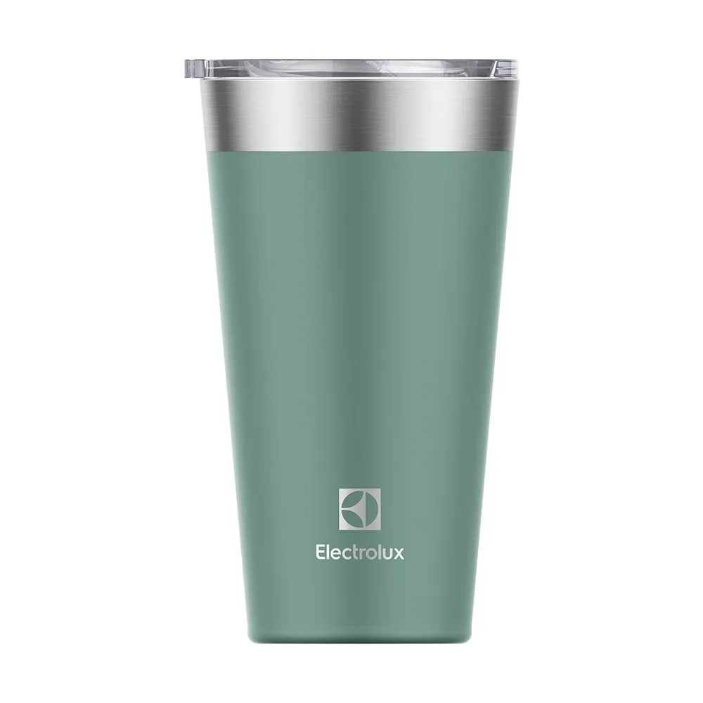 Copo Térmico Electrolux 560ml Verde Sense com Tampa Hermetica