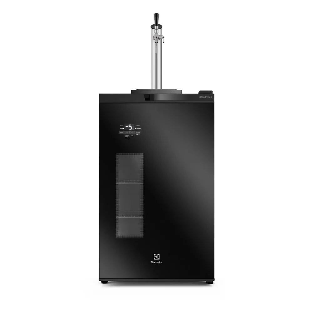 Cervejeira Home Bar Electrolux Frost Free 100L com Torre de Chopp e Barril Mini Keg 5L (EB10K)