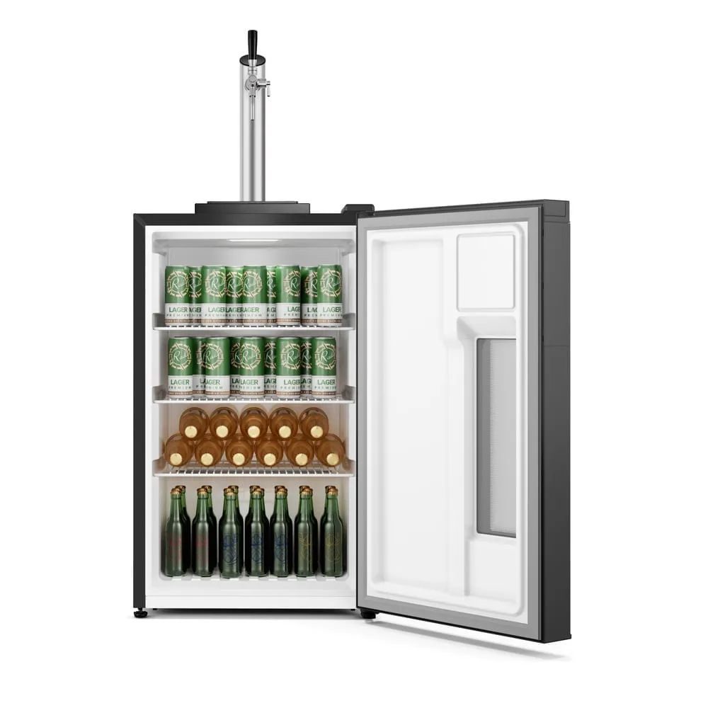Cervejeira Home Bar Electrolux Frost Free 100L com Torre de Chopp e Barril Mini Keg 5L (EB10K)