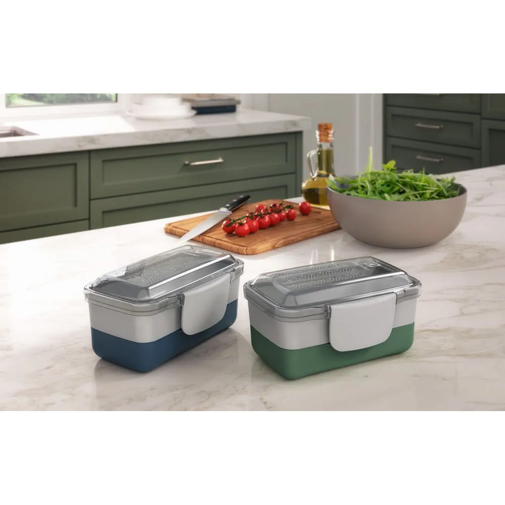 Marmiteira Lunch Box Electrolux Azul Resistente a Temperatura