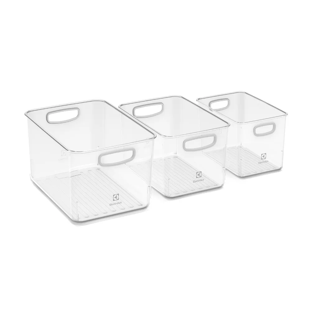 Kit Caixas Organizadoras Electrolux Experience 14,4 Litros Modular