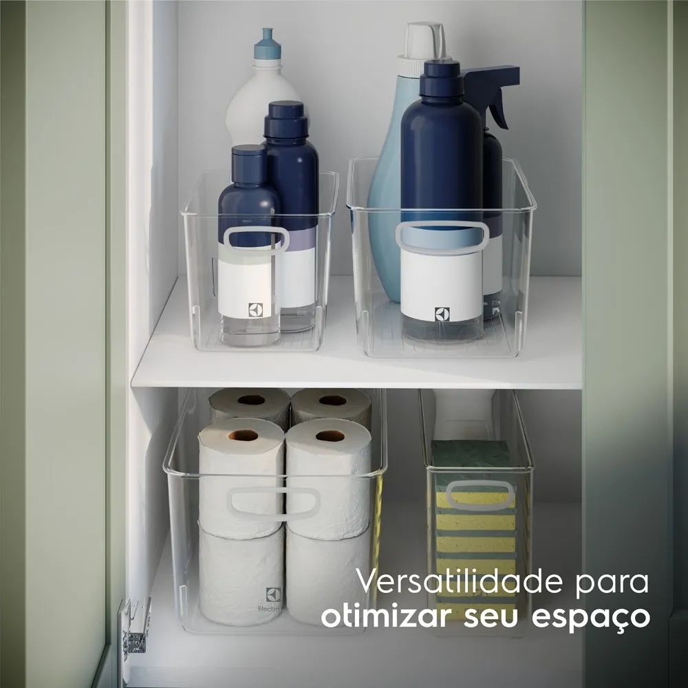 Kit Caixas Organizadoras Electrolux Experience 14,4 Litros Modular