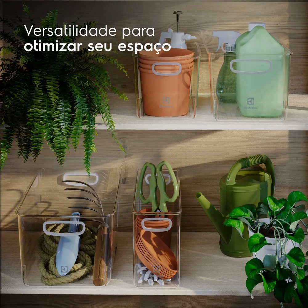 Kit Caixas Organizadoras Electrolux Experience 14,4 Litros Modular