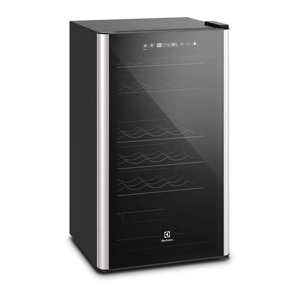 Adega de Vinho Climatizada Electrolux 29 Garrafas com Dual Zone e Painel Digital (WDF29)