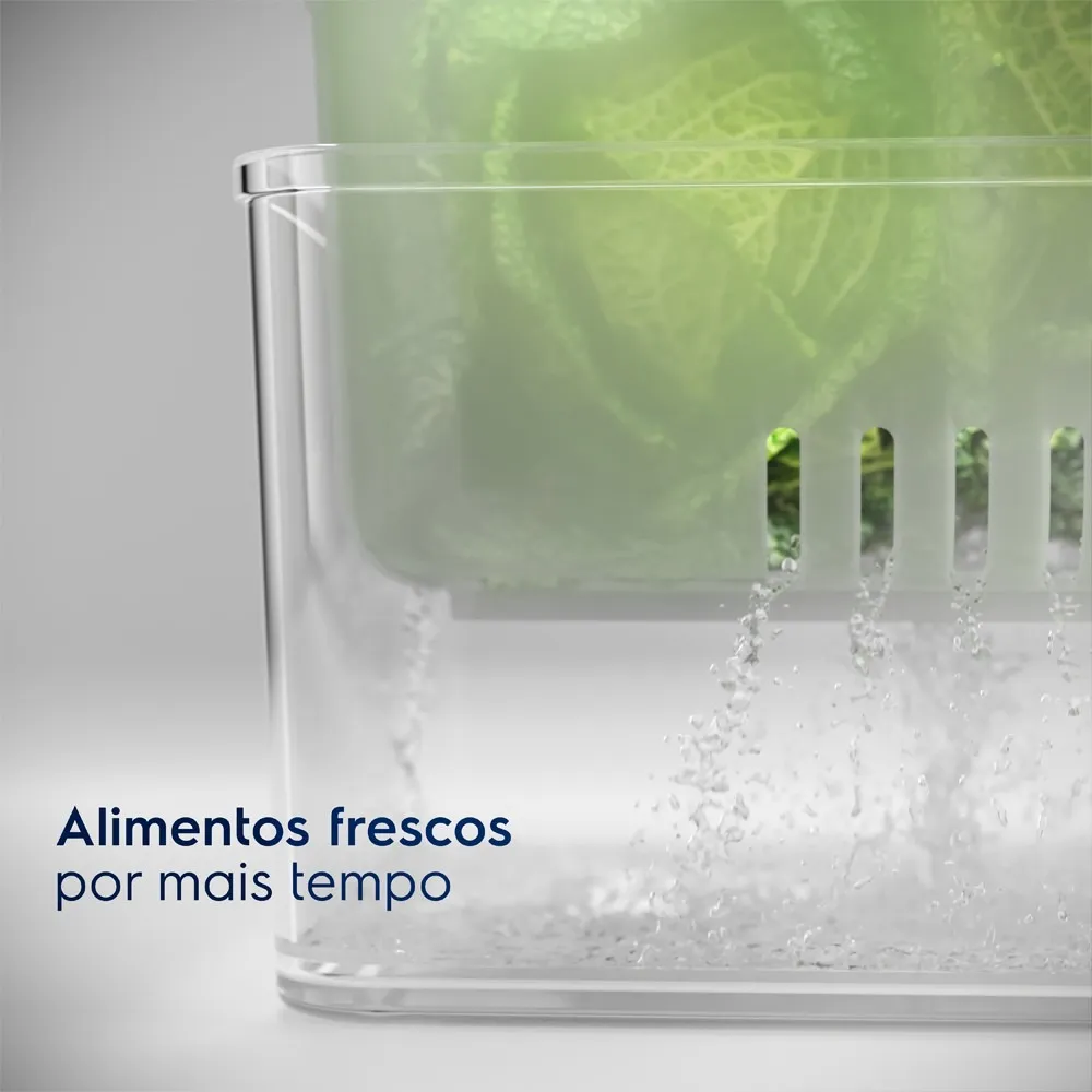 Organizador de Geladeira Electrolux Experience com Escorredor 1,5L