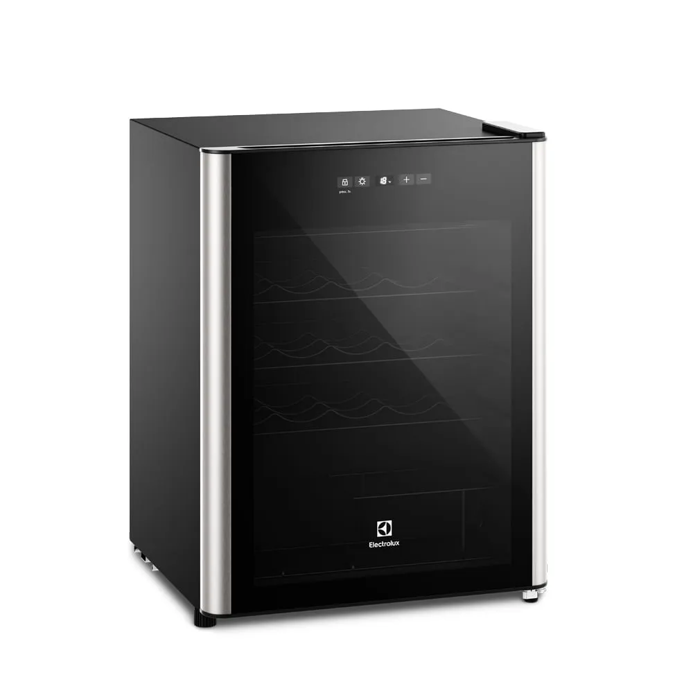 Adega de Vinho Climatizada Electrolux 24 Garrafas Uma Porta com Painel Digital (WSF24)