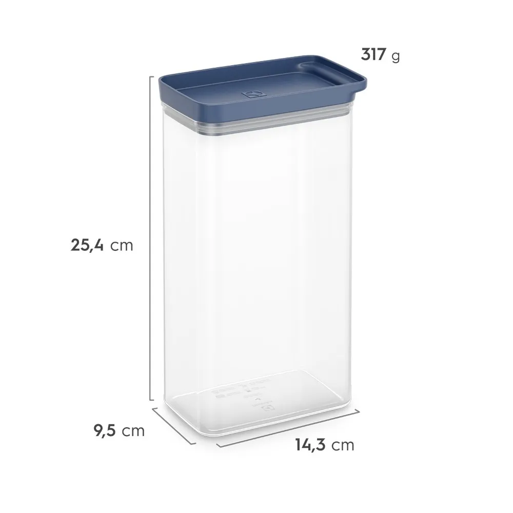 Pote Hermético Organizador Electrolux Experience Empilhável Modular 2,5L