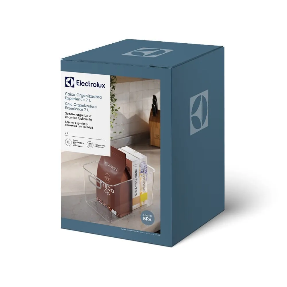 Kit 2 Caixas Organizadoras Electrolux Experience Modular 7L