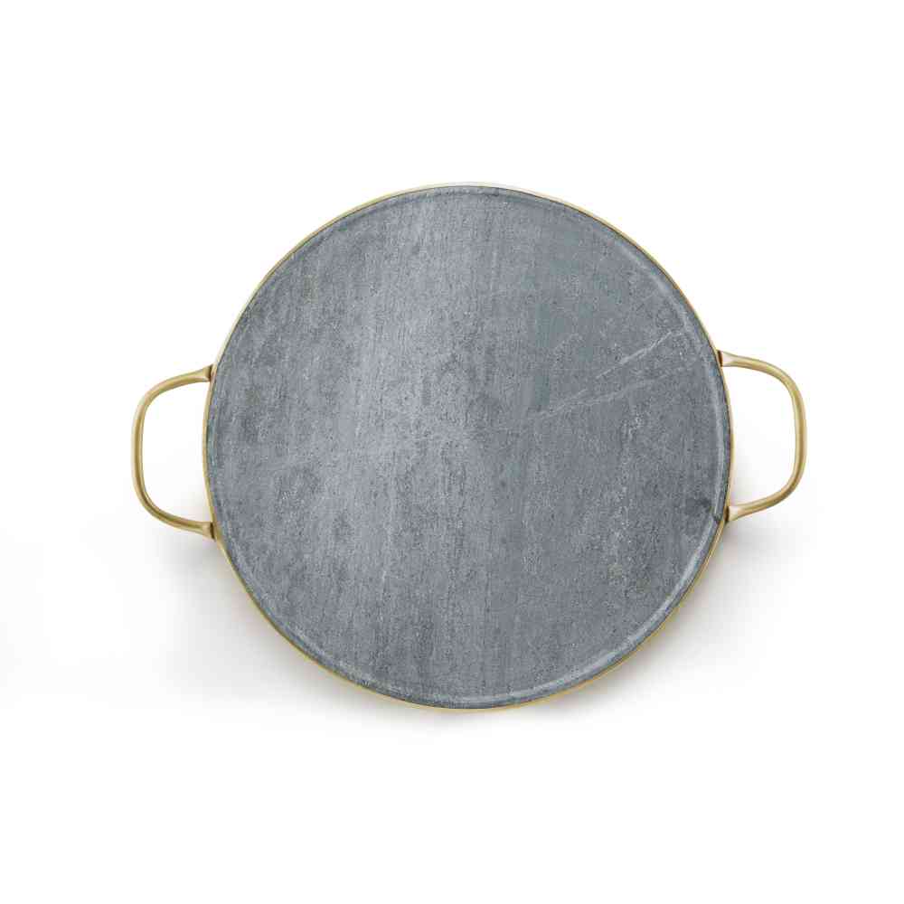 Kit Pedra para Pizza de Pedra Sabão com Alças de Cobre + Potes Herméticos Refratários com Tampa de Bambu Electrolux