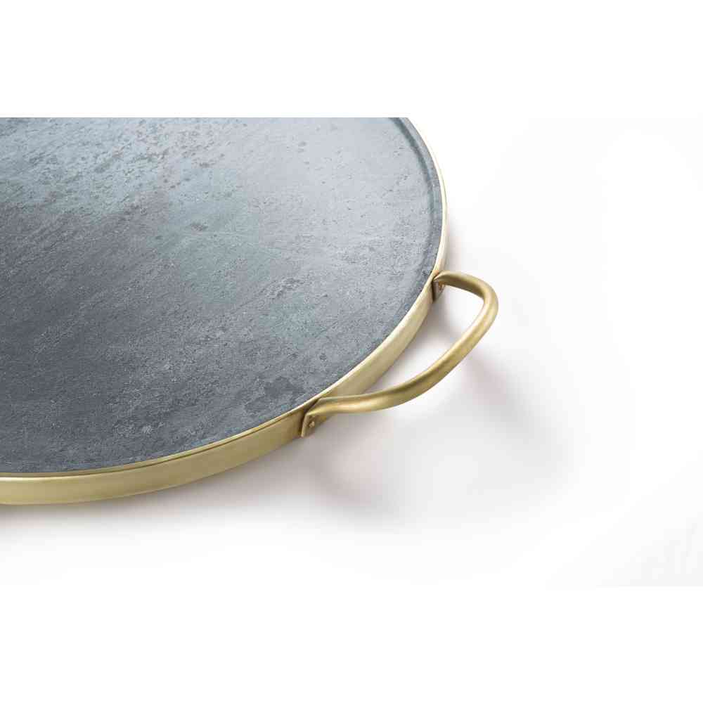 Kit Pedra para Pizza de Pedra Sabão com Alças de Cobre + Potes Herméticos Refratários com Tampa de Bambu Electrolux