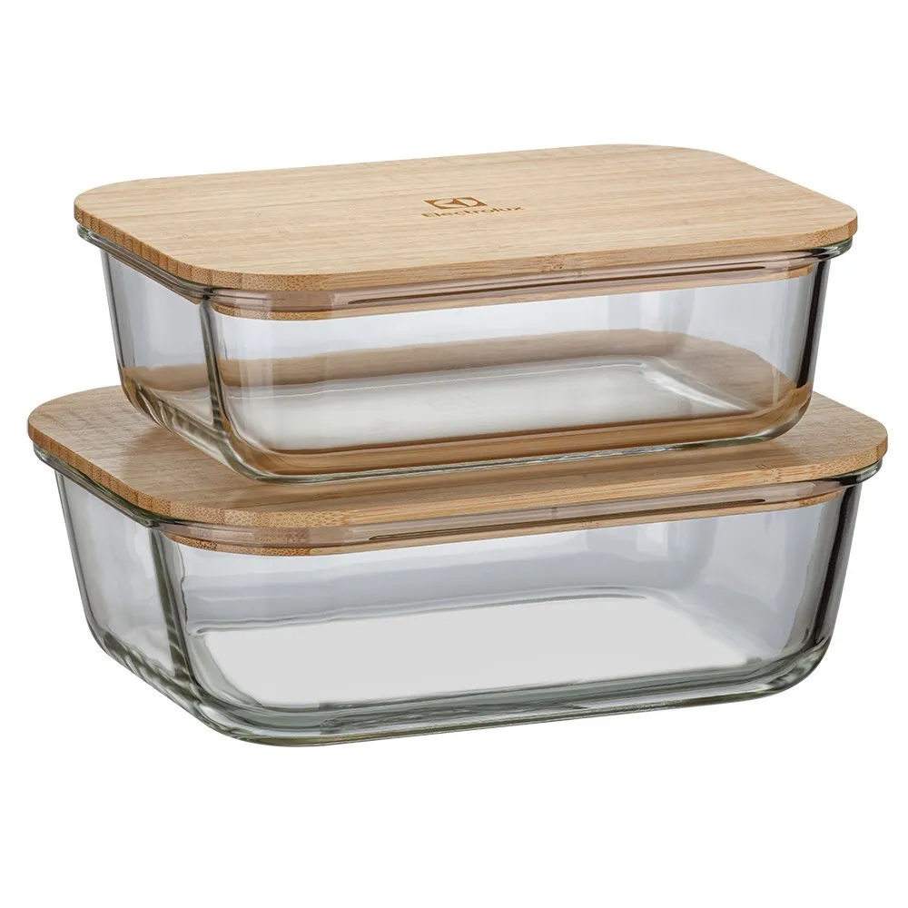 Kit Pedra para Pizza de Pedra Sabão com Alças de Cobre + Potes Herméticos Refratários com Tampa de Bambu Electrolux