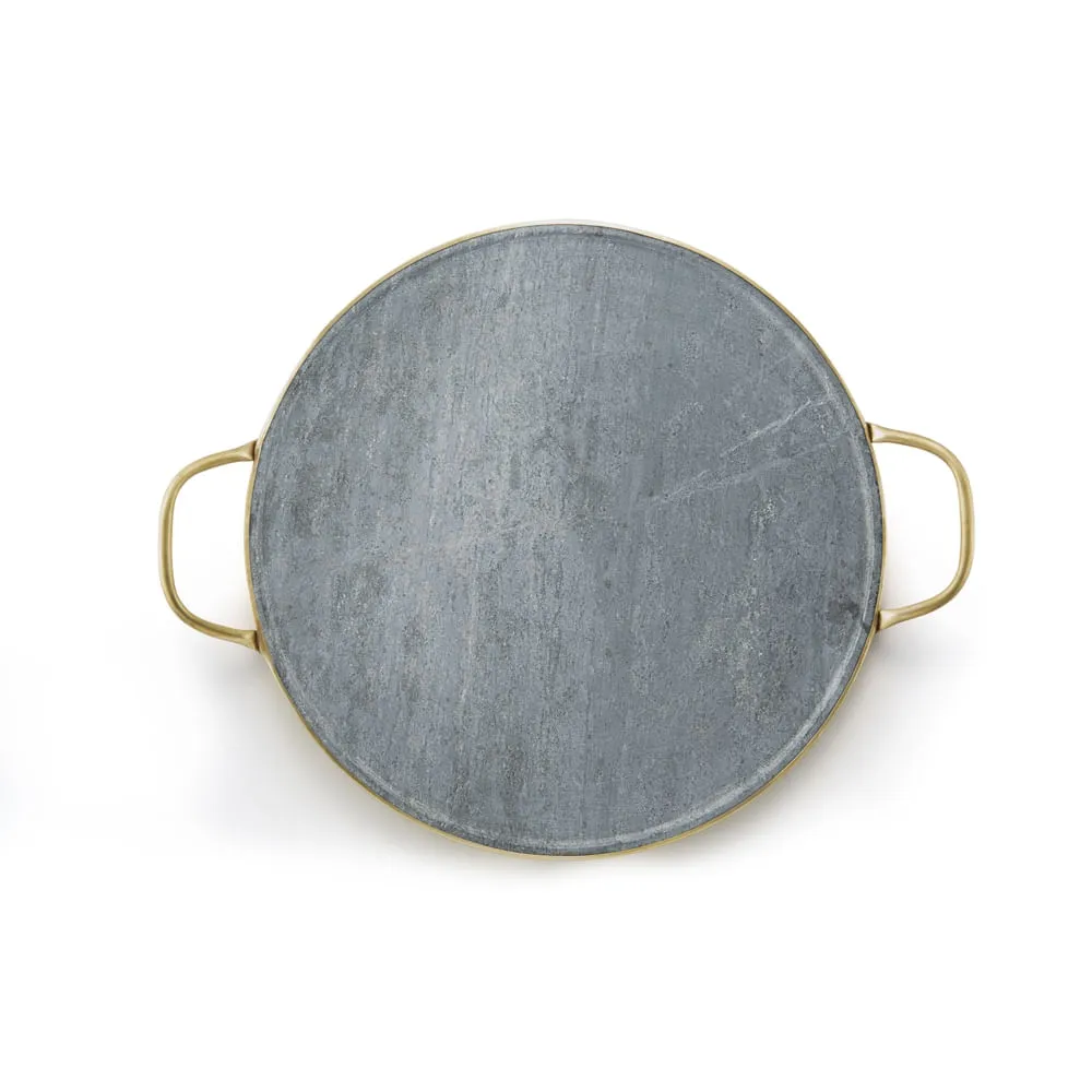 Kit Pedra para Pizza de Pedra Sabão com Alças de Cobre + Potes Herméticos Refratários com Tampa de Bambu Electrolux