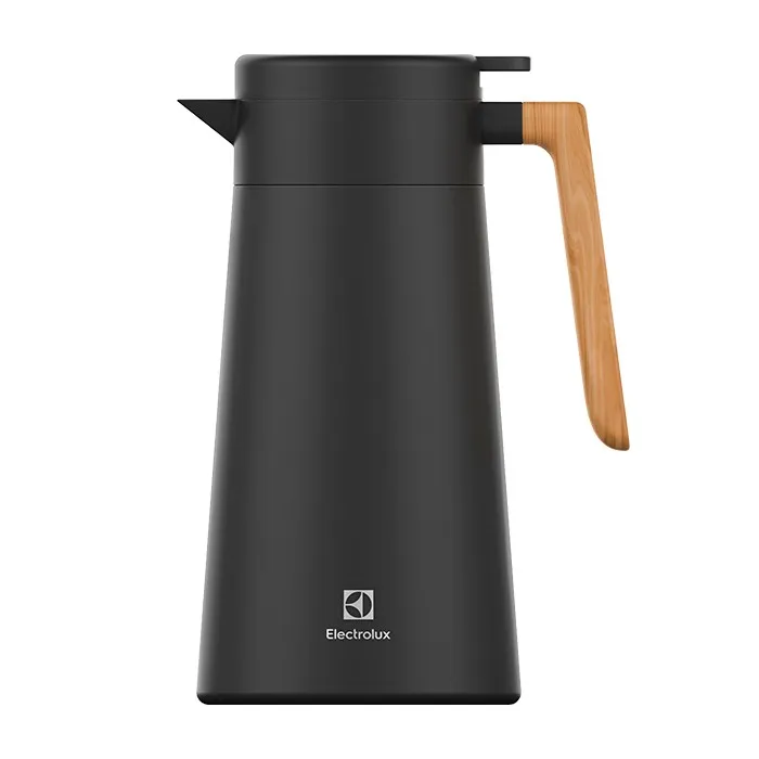 Garrafa Térmica Electrolux 1,8L Preta Fosca Sense Com Bico Corta Pingos