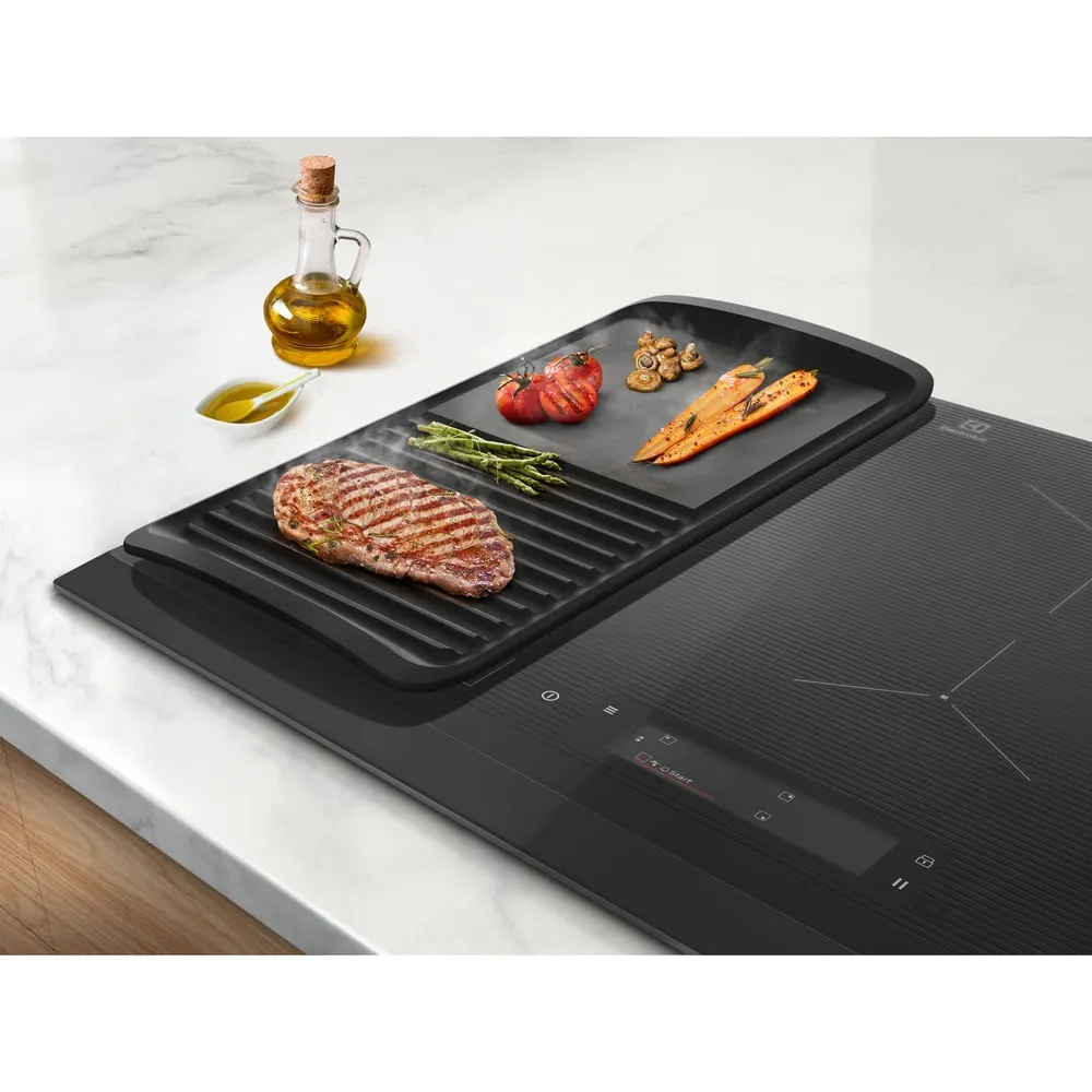 Kit Pedra para Pizza Electrolux de Pedra Sabão + Chapa Grill Electrolux de ferro fundido para Fogões a gás, elétrico e de indução